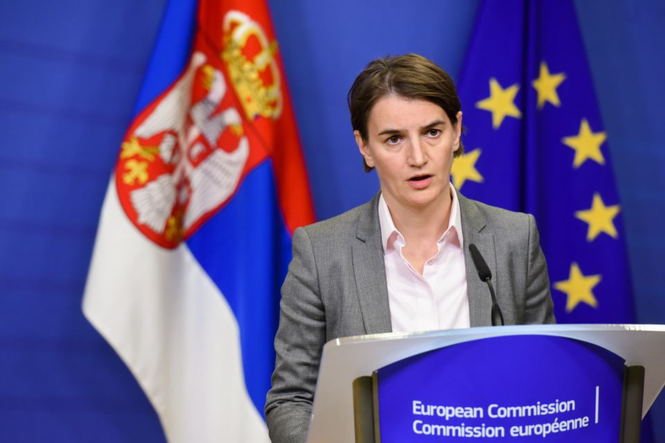 Brnabić: Cilj otvaranje Klastera 3 tokom francuskog predsedavanja Unijom