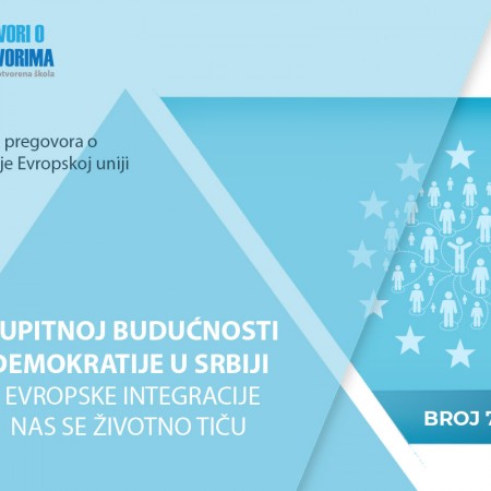 Dostupno specijalno 76. izdanje biltena Progovori o pregovorima  „O upitnoj budućnosti demokratije u Srbiji – Evropske integracije nas se životno tiču“