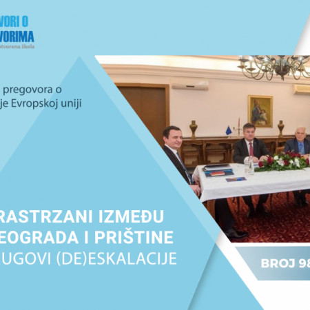 Dostupan 98. broj biltena Progovori o pregovorima „Rastrzani između Beograda i Prištine - Krugovi (de)eskalacije“