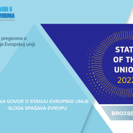 88. broj biltena Progovori o pregovorima - Godišnji govor o stanju Evropske unije – Sloga spašava Evropu