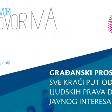 44-45. dvobroj Biltena Progovori o pregovorima - Građanski prostor u Srbiji - Sve kraći put od branitelja ljudskih prava do izdajnika javnog interesa